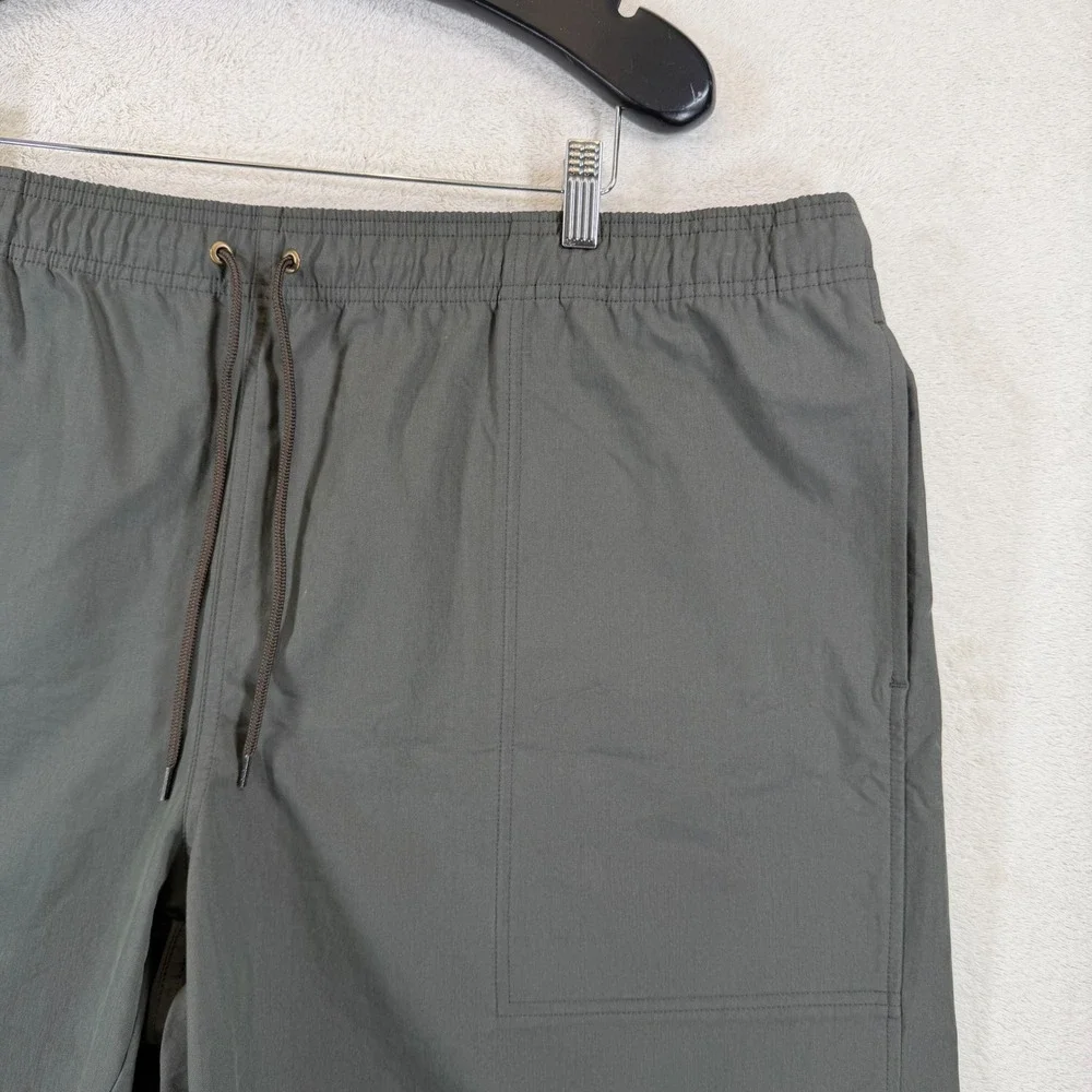 Filson Men's XXL Charcoal Cotton Nylon Outdoor Hiking Shorts Drawstring Fishing